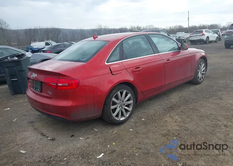 2013 Audi A4 2.0T Premium from USA, damaged, VIN WAUFFAFL7DN024205